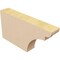 Ekena Millwork 2in. W x 6in. H x 12in. L Yorktown Woodgrain TimberThane Rafter Tail, Primed Tan RFTUR02X06X12YORRCPR - alternate 4